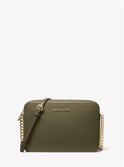 michael kors olive crossbody|Michael Kors green crossbody purse.